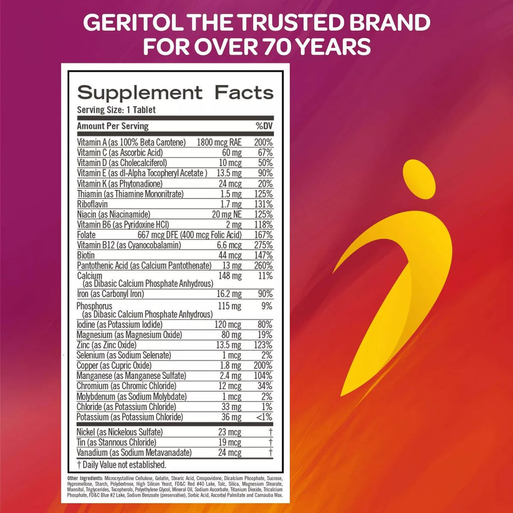 Geritol Complete Tablets - 100ct/3pk
