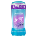 Secret Fresh Clear Gel Antiperspirant And Deodorant For Women Lavender Pack Of 2 - (2x2.6)oz/6pk