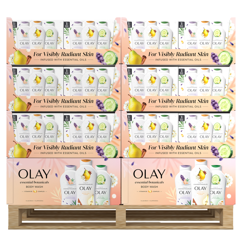 Olay Infused with Essential Botanicals Body Wash - (3x23.6)oz/240pk
