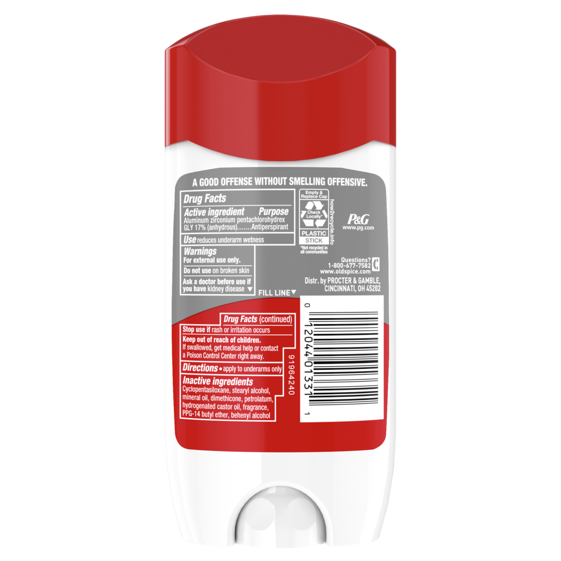 Old Spice High Endurance Anti-Perspirant Deodorant For Men Game Day - 3.0oz/12pk