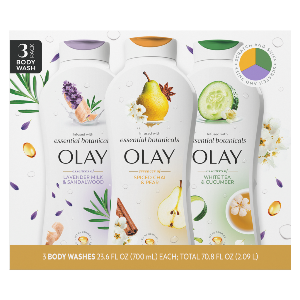 Olay Infused with Essential Botanicals Body Wash - (3x23.6)oz/240pk
