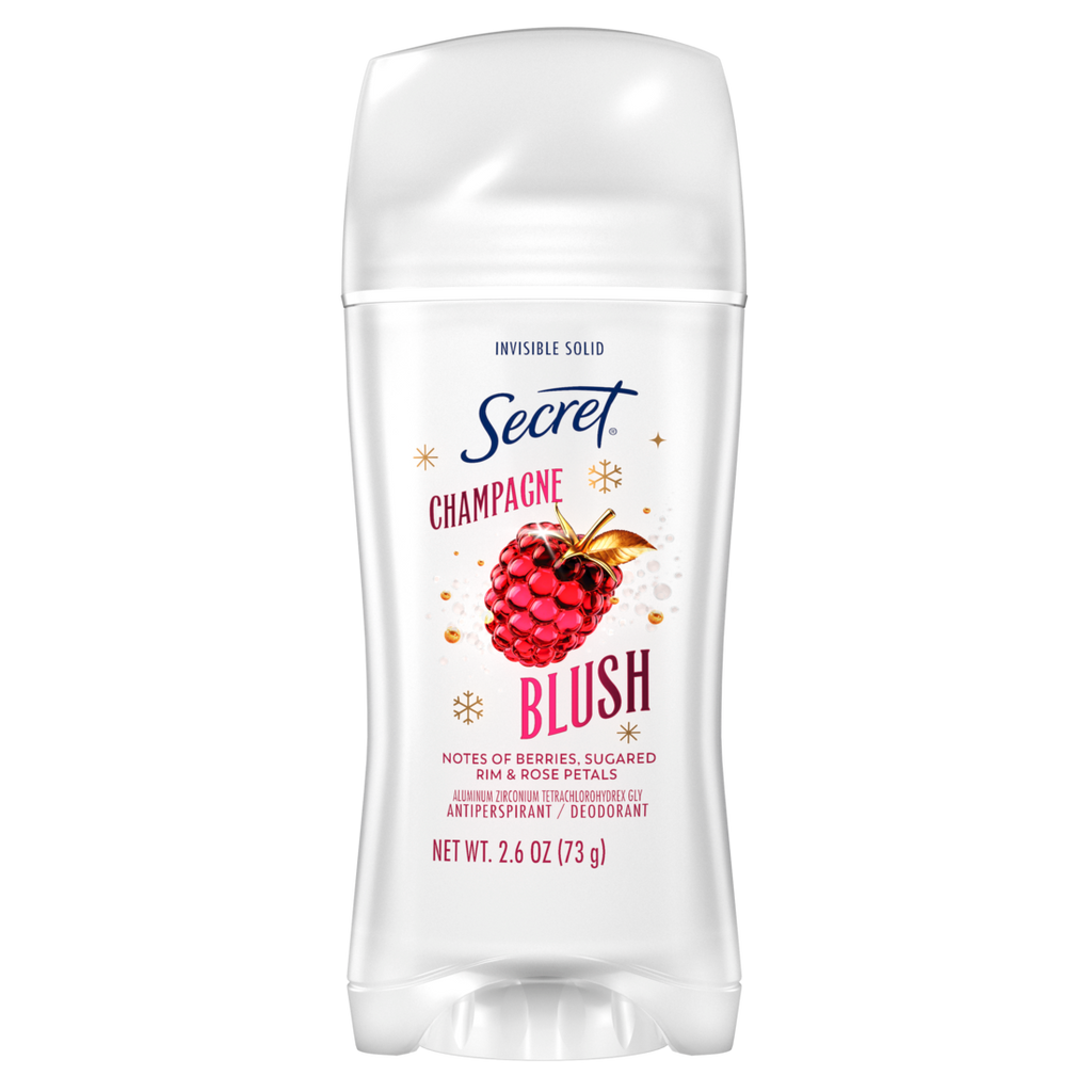 Secret Fresh Invisible Solid Antiperspirant And Deodorant For Women Champagne Blush - 2.6oz/12pk