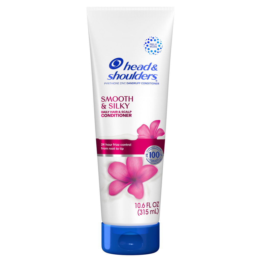 Head and Shoulders Dandruff Conditioner Anti-Dandruff Treatment Smooth and Silky for Daily Use - 10.6oz/12pk