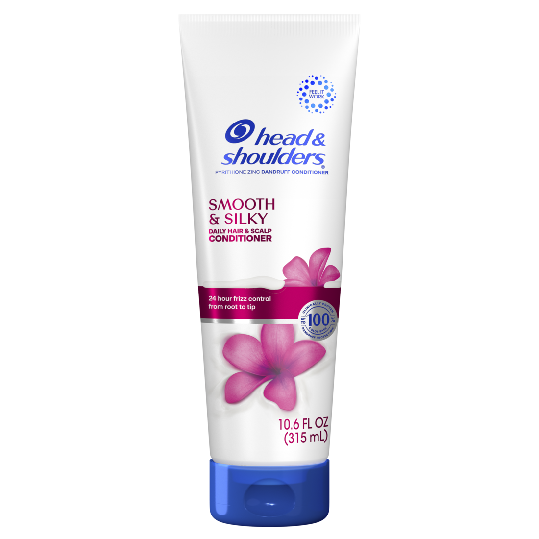Head and Shoulders Dandruff Conditioner Anti-Dandruff Treatment Smooth and Silky for Daily Use - 10.6oz/12pk