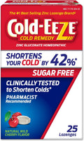 Cold-EEZE Sugar Free Natural Cherry Flavor Lozenge - 25ct/48pk