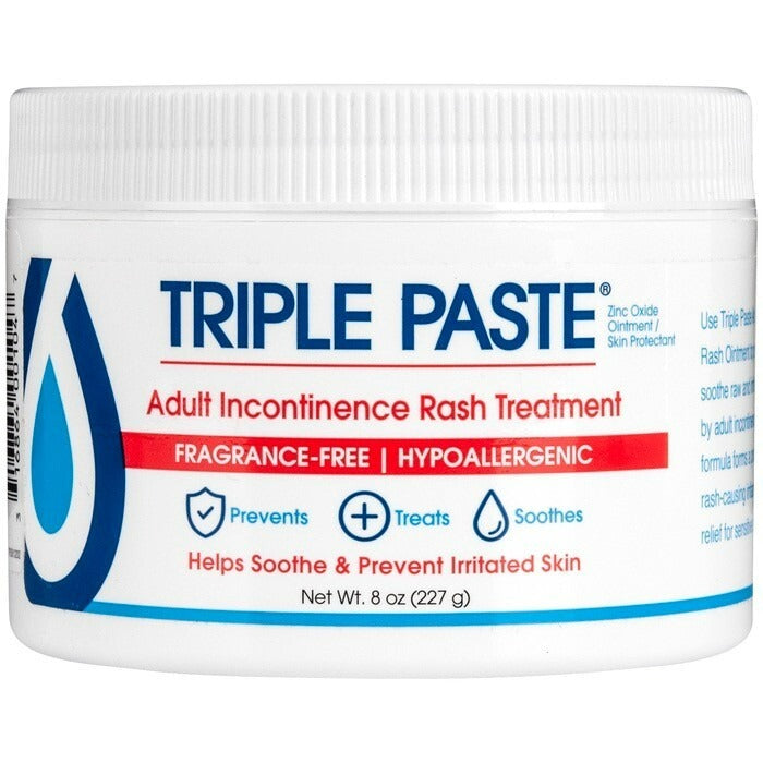 Triple Paste Adult Incontinence Rash Treatment - 8.0oz/6pk