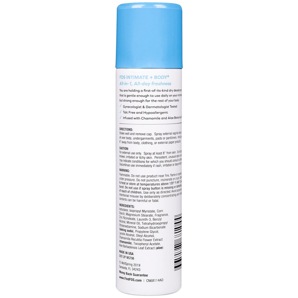FDS White Blossom Feminine Spray - 2.0oz/24pk