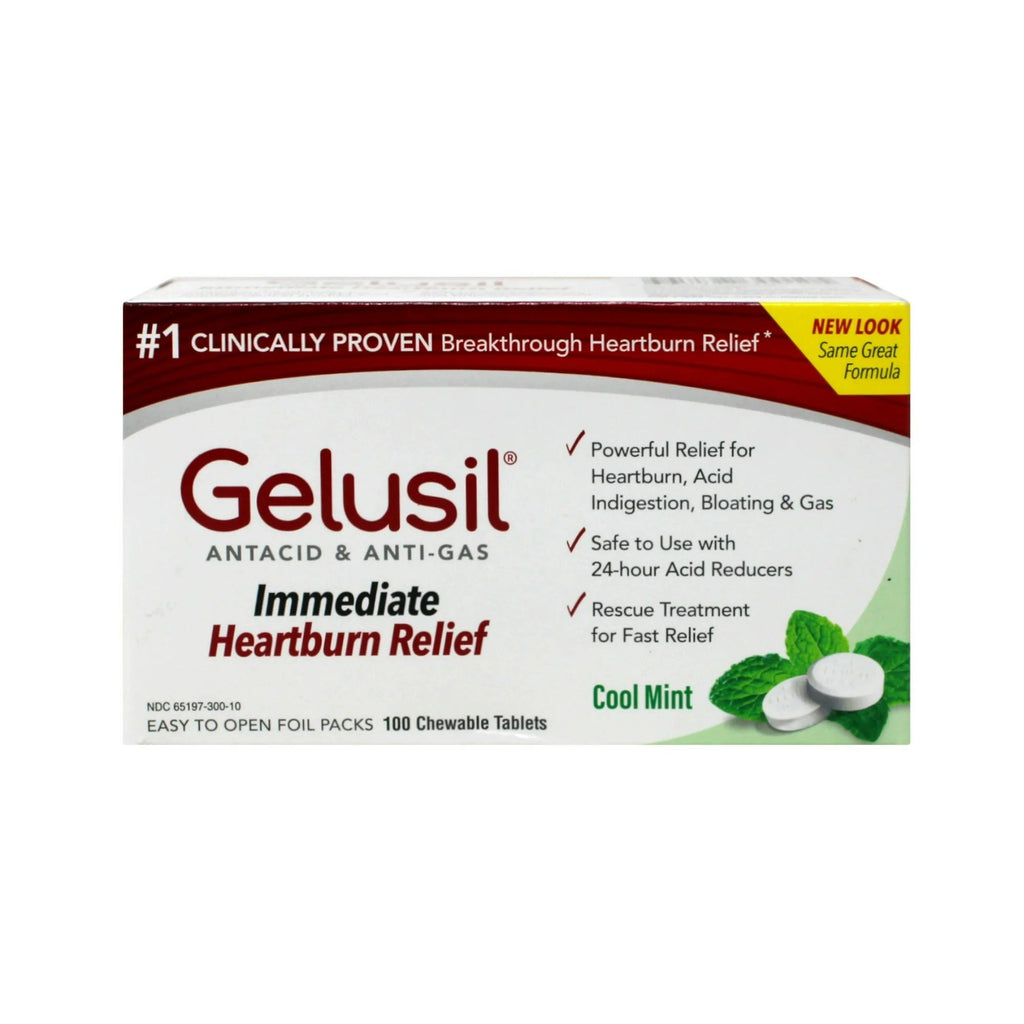 Gelusil Chewable Tablets - 100ct/24pk