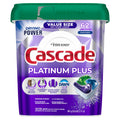 Cascade Platinum Plus Dishwasher Pods Dishwasher Detergent Dish Detergent Soap Fresh - 62ct/2pk
