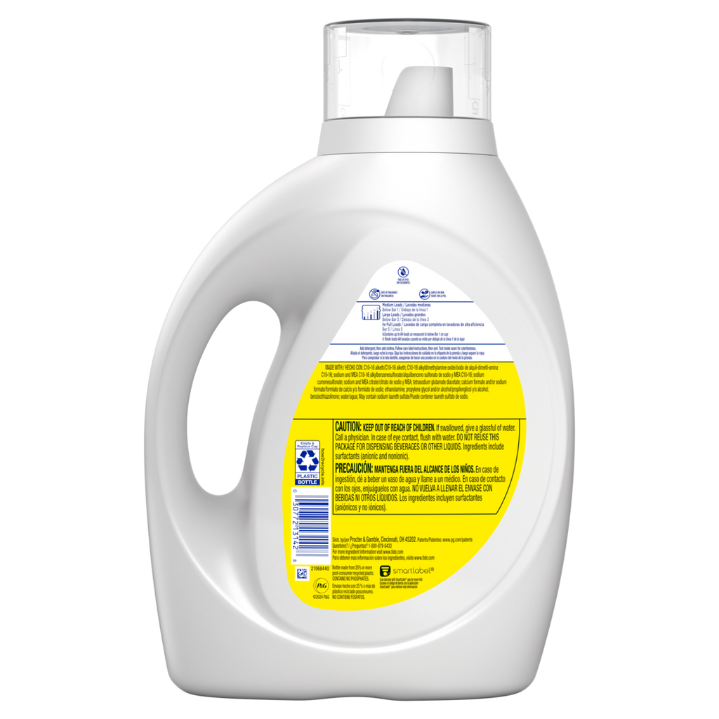 Tide Simply Liquid Laundry Detergent Free & Sensitive Scent 64 Loads - 84oz/4pk