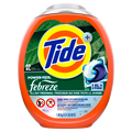 Tide Power Pods With Febreze Laundry Detergent Pacs Botanical Rain Scent All-Day Freshness - 45ct/4pk