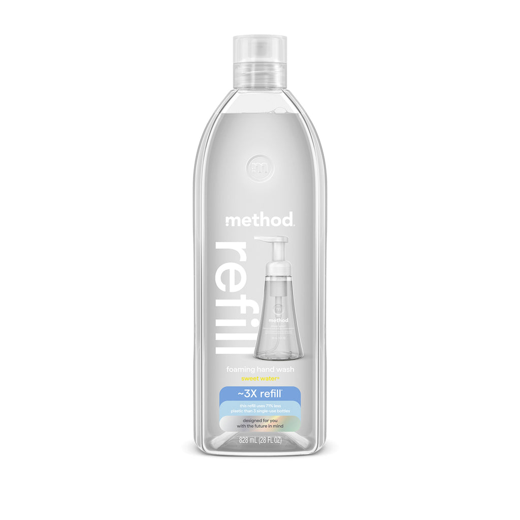 Method Foaming Hand Wash Sweet Water Scent Refill - 28oz/4pk