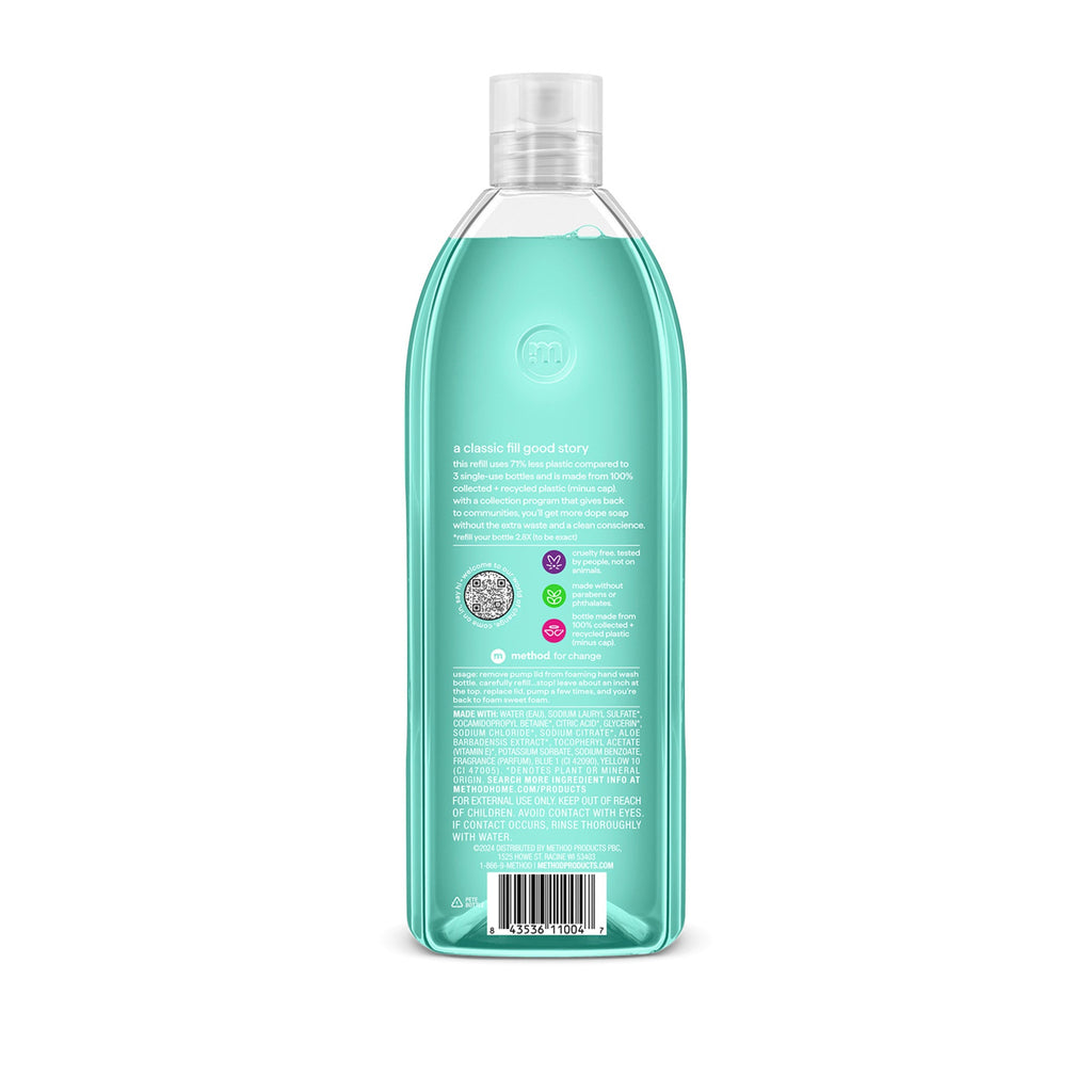 Method Foaming Hand Wash Waterfall Scent Refill - 28oz/4pk