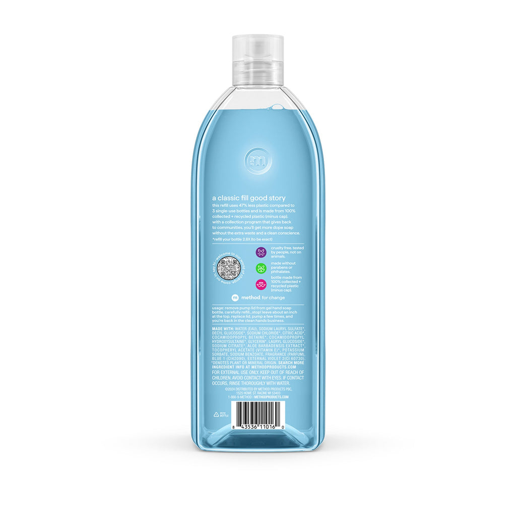 Method Gel Hand Wash Sea Minerals Scent Refill - 34oz/4pk