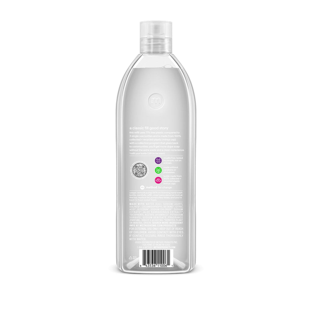 Method Foaming Hand Wash Sweet Water Scent Refill - 28oz/4pk