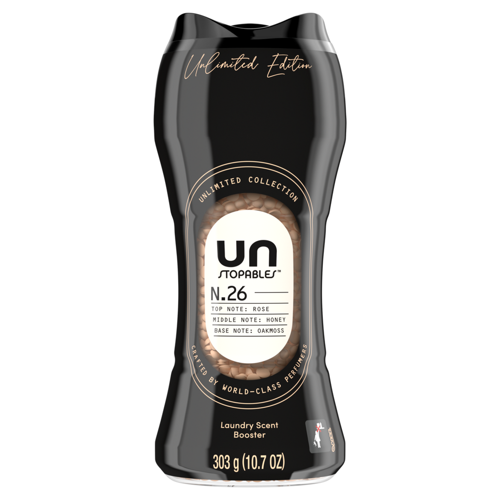 Downy Unstopables Unlimited Collection In-Wash Laundry Scent Booster Beads No. 26 Fine Fragrance Long-Lasting Fresh Scent Beads - 10.7oz/4pk