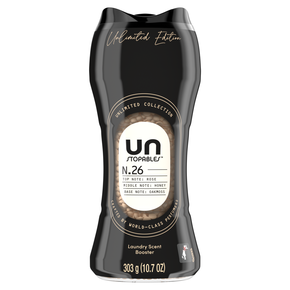 Downy Unstopables Unlimited Collection In-Wash Laundry Scent Booster Beads No. 26 Fine Fragrance Long-Lasting Fresh Scent Beads - 10.7oz/4pk
