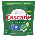 Cascade Complete Dishwasher Pods Dishwasher Detergent Dish Detergent Tabs Tablets Lemon - 21ct/5pk