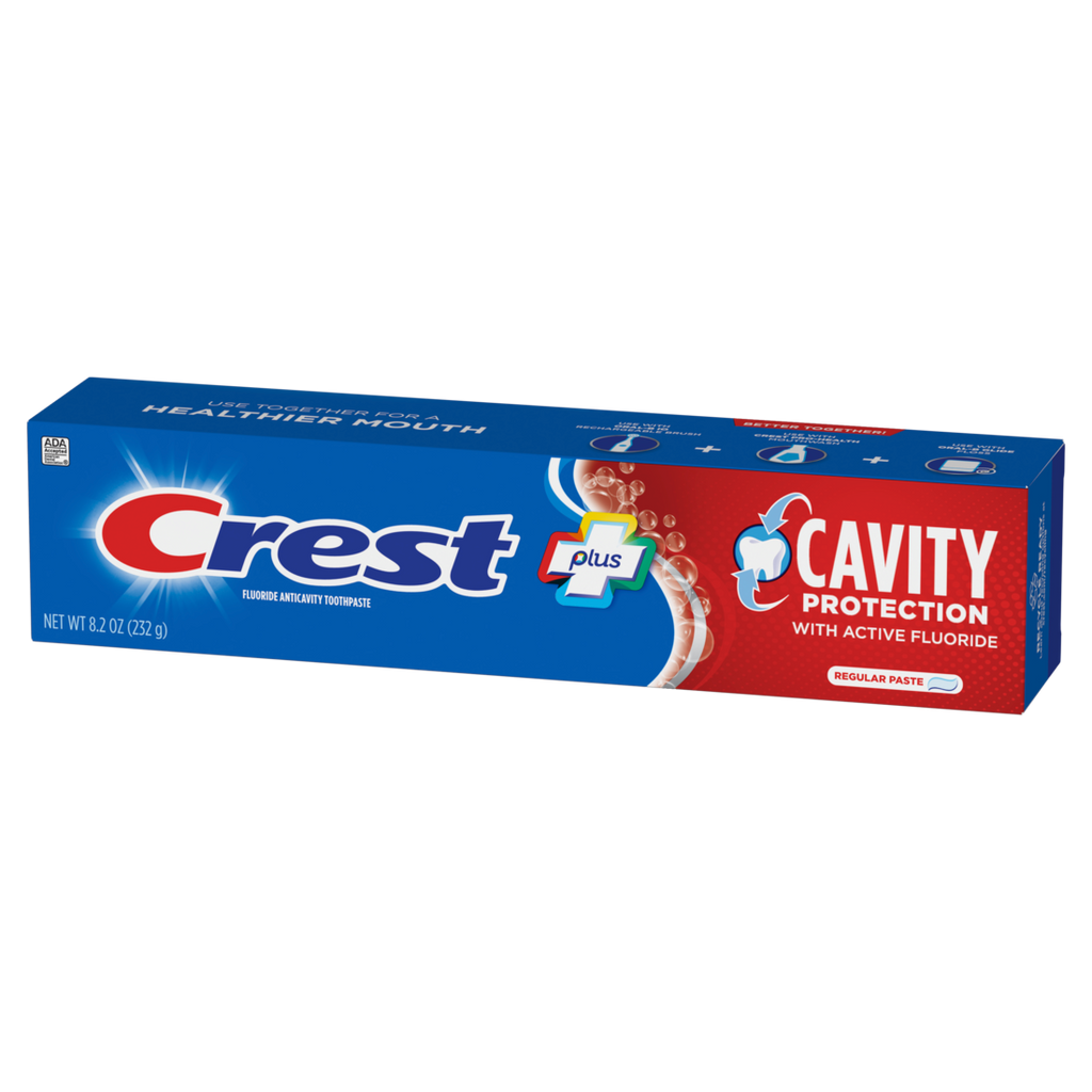 Crest Plus Cavity Protection Toothpaste Regular Paste - 8.2oz/24pk
