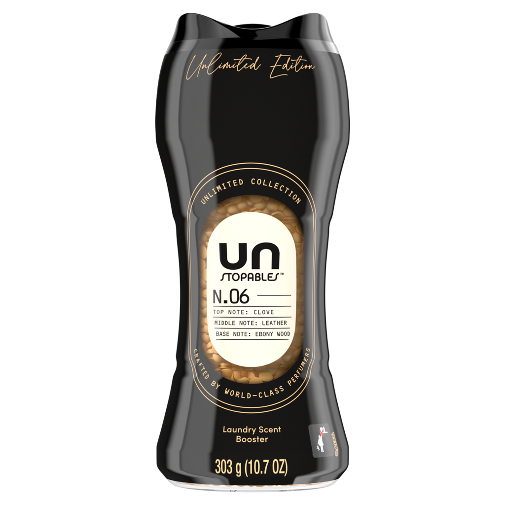 Downy Unstopables Unlimited Collection In-Wash Laundry Scent Booster Beads No. 06 Fine Fragrance Long-Lasting Fresh Scent Beads - 10.7oz/4pk