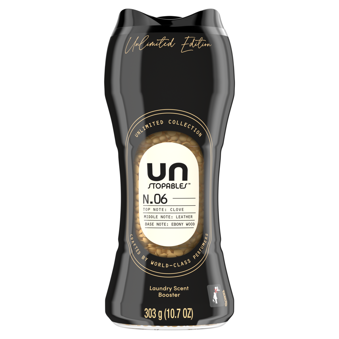 Downy Unstopables Unlimited Collection In-Wash Laundry Scent Booster Beads No. 06 Fine Fragrance Long-Lasting Fresh Scent Beads - 10.7oz/4pk