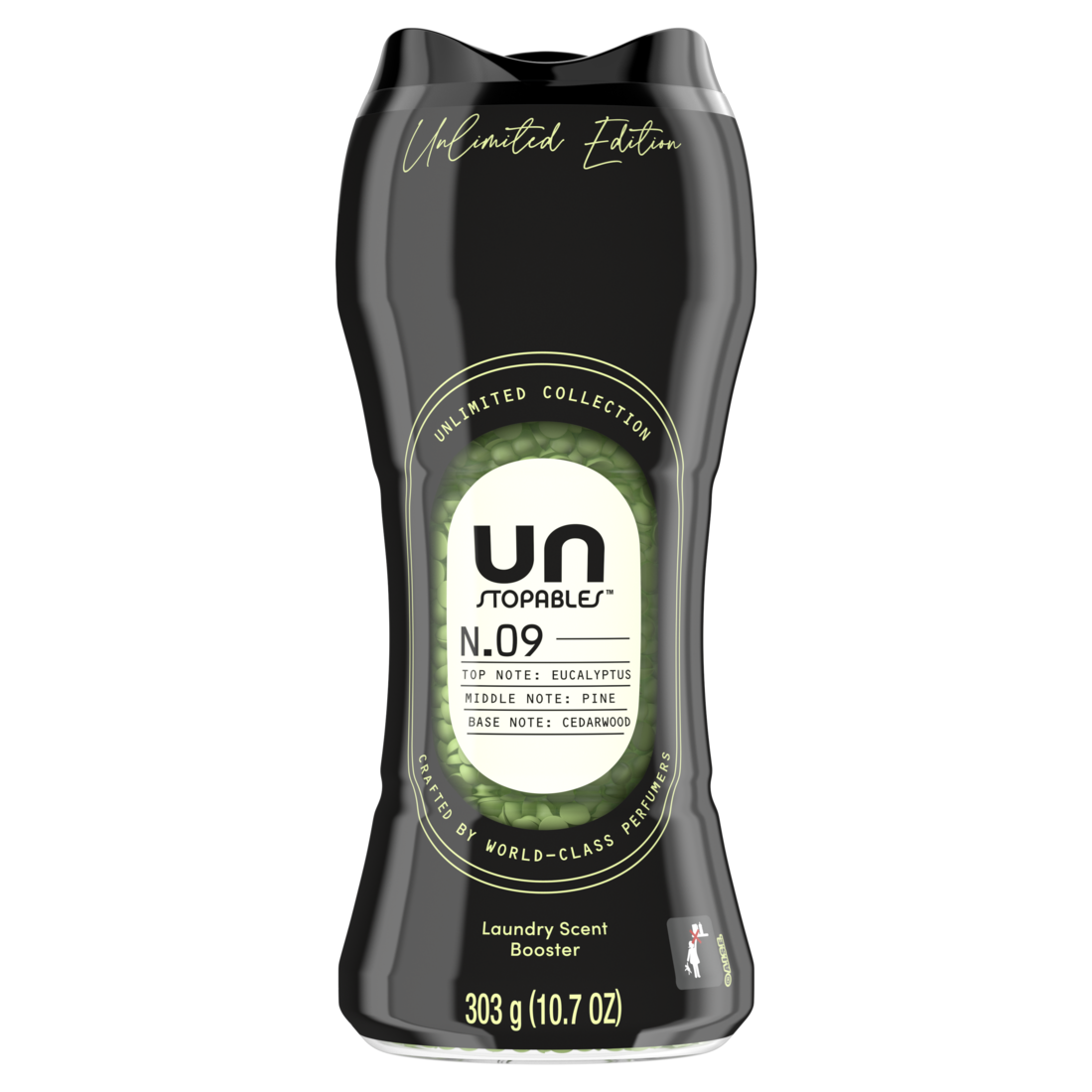 Downy Unstopables Unlimited Collection In-Wash Laundry Scent Booster Beads No. 09 Fine Fragrance Long-Lasting Fresh Scent Beads - 10.7oz/4pk