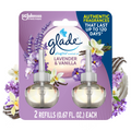 Glade PlugIns Scented Oil Refills Lavender&Vanilla - (2x0.67)oz/6pk