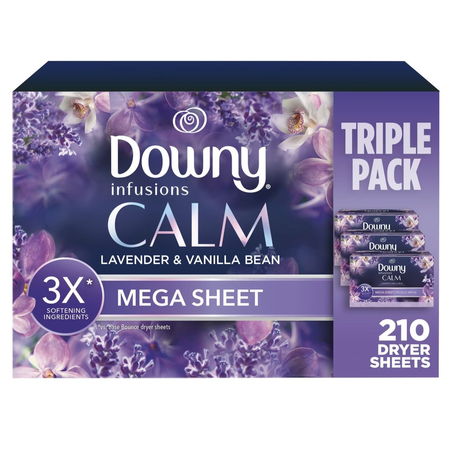 Downy Infusions Mega Dryer Sheets - 210ct/108pk