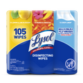 LYSOL Disinfecting Wipes - (1 Lemon + 1 Brand New Day Mango & Hibiscus + 1 Crisp Linen) - (3x35)ct/4pk