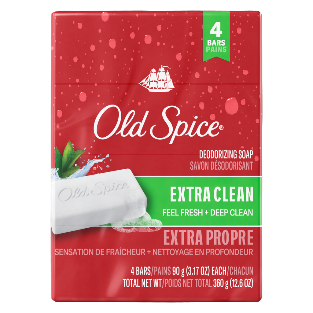 Old Spice Bar Soap for Men Extra Clean - (4x3.17)oz/12pk