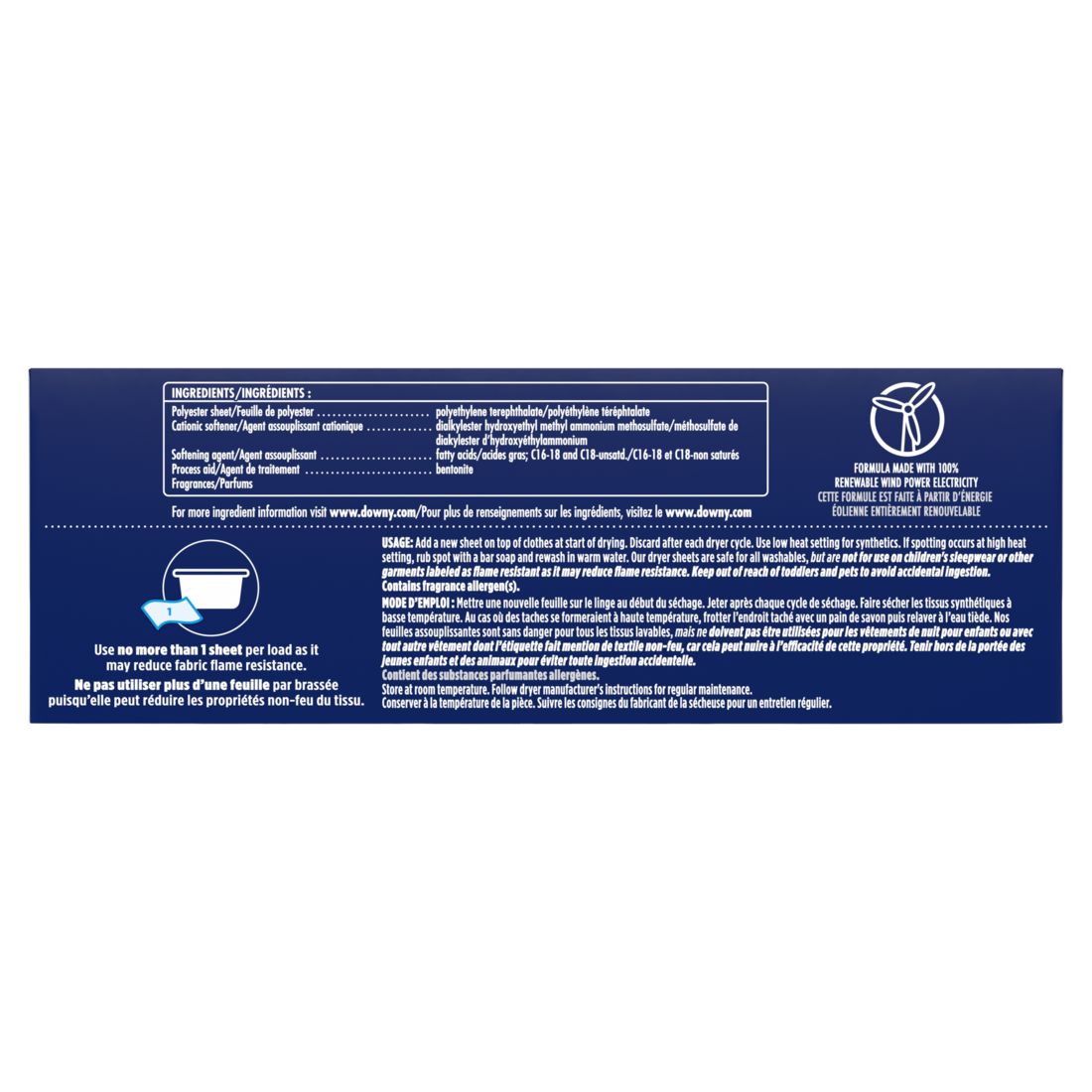 Downy Calm Mega Dryer Sheets Laundry Fabric Softener Lavender And Vanilla Bean - 50ct/6pk