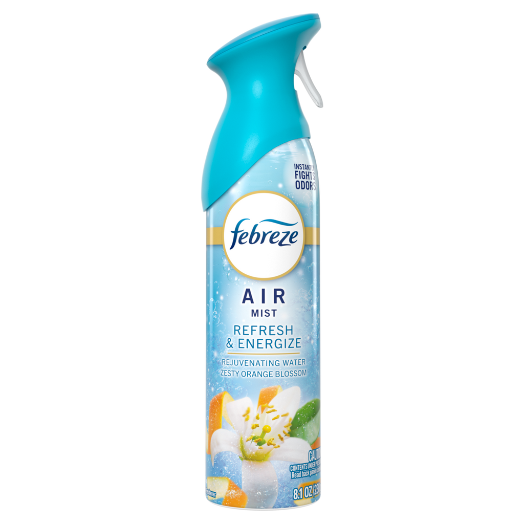 Febreze Air Mist Air Freshener Spray Odor Fighting Room Spray Refresh & Energize Scent - 8.1oz/6pk