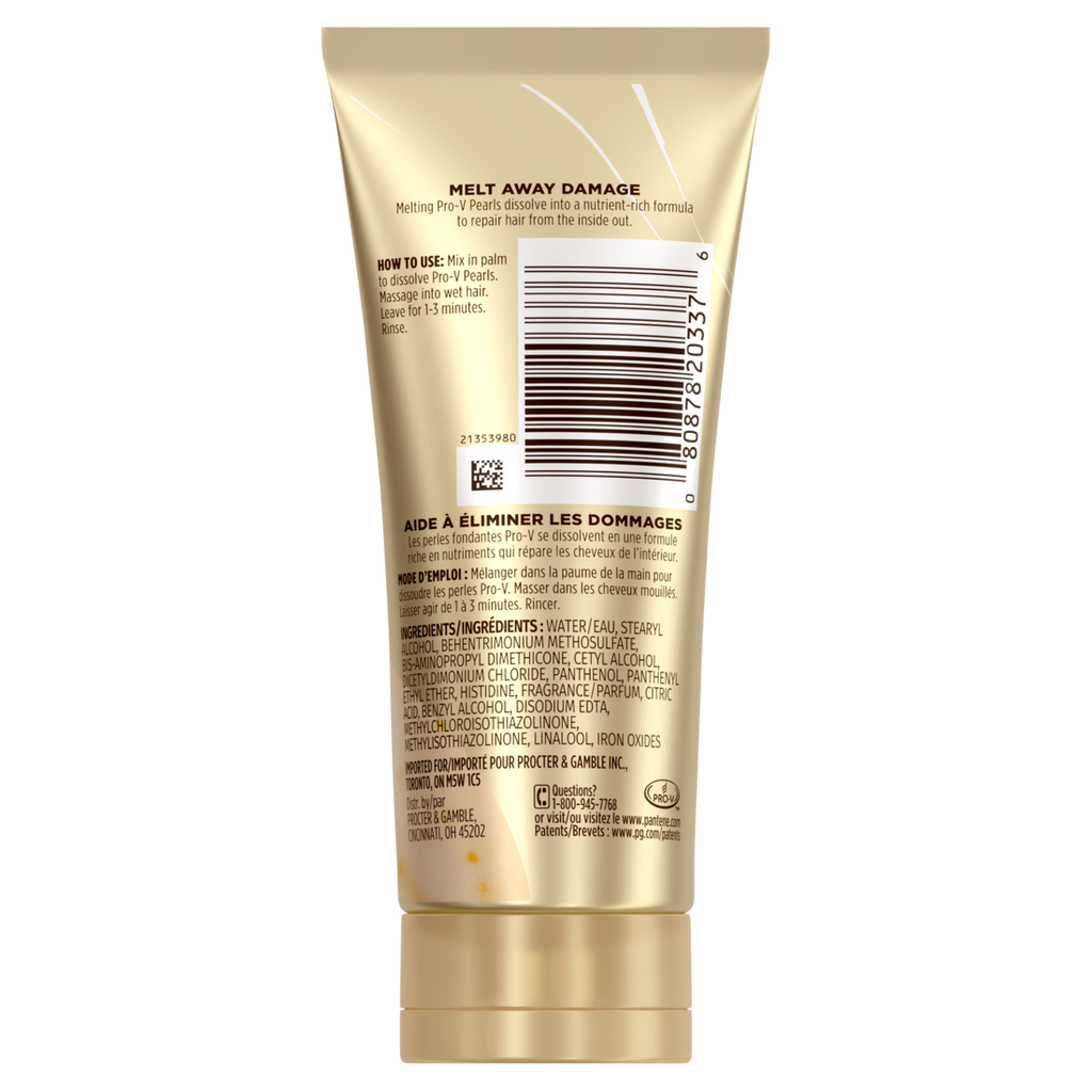 Pantene Pro-V Miracle Rescue Deep Repair Conditioner With Melting Pro-V Pearls Transforms Hair Softens Repairs From The Inside Travel Size - 2.5oz/24pk