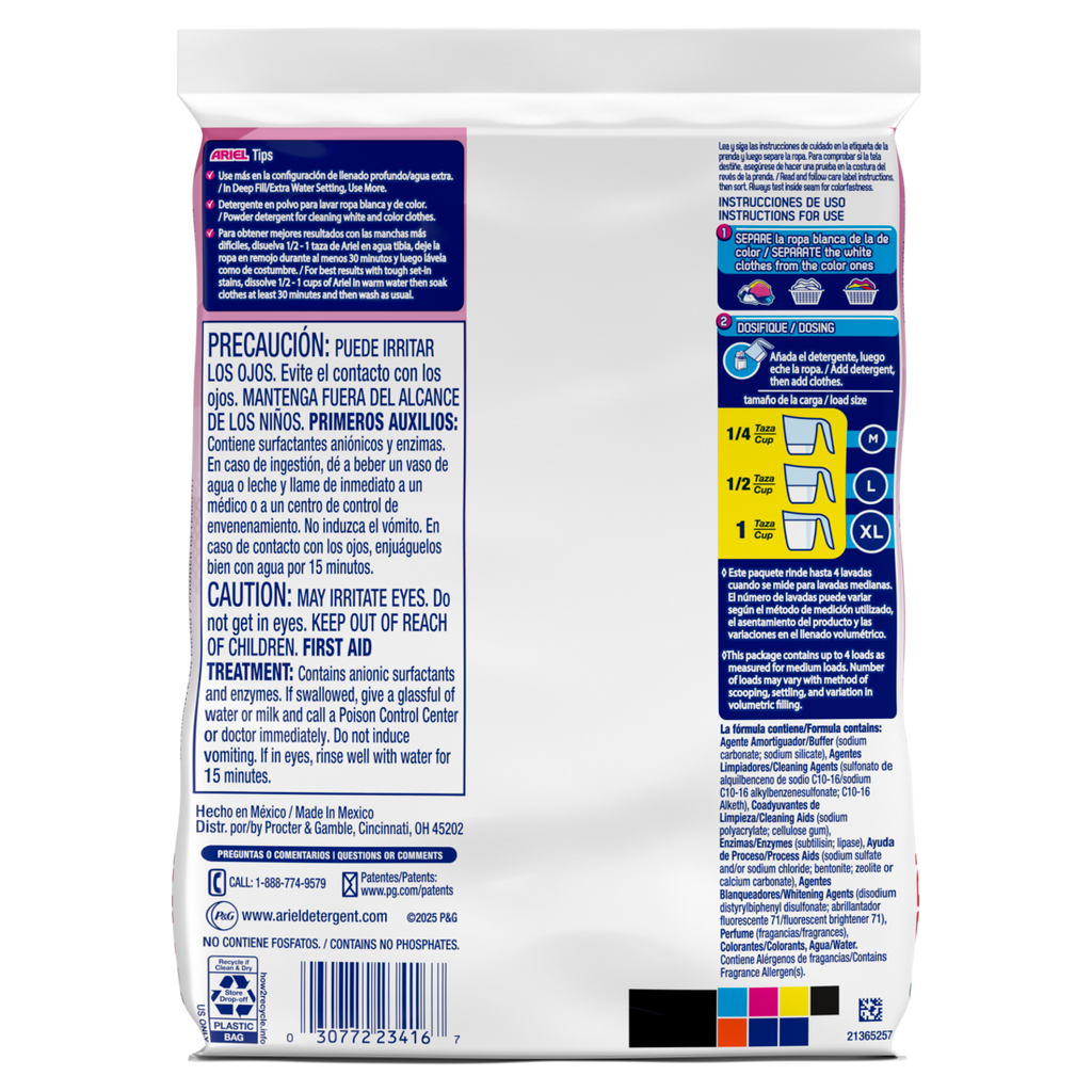 Ariel with a Touch of Downy Freshness Powder Laundry Detergent 0.2kg 4 Loads - 7oz/48pk