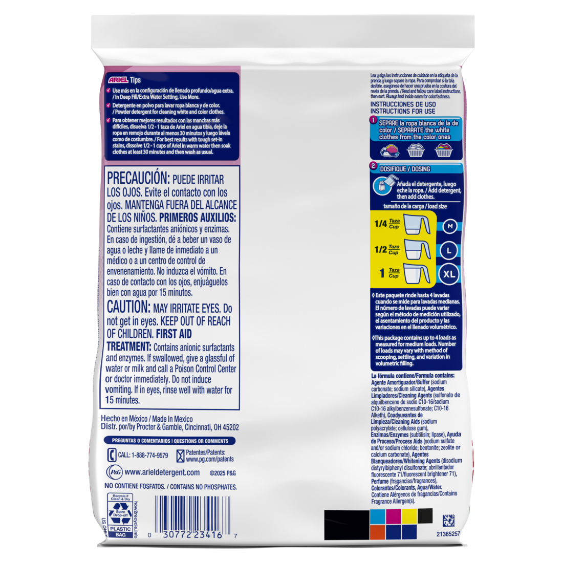 Ariel with a Touch of Downy Freshness Powder Laundry Detergent 0.2kg 4 Loads - 7oz/48pk