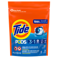 Tide Pods Laundry Detergent Original Scent 3-in-1 Stain Remover Odor Fighter Color Protector Concentrated Laundry Soap Pacs - 31ct/4pk
