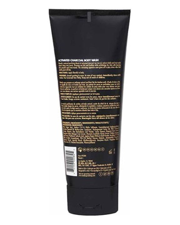 Woody's Activated Charcoal Body Wash - 8oz/12pk