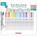 Mildliner Double Ended Highlighter Assorted - 18ct/1pk