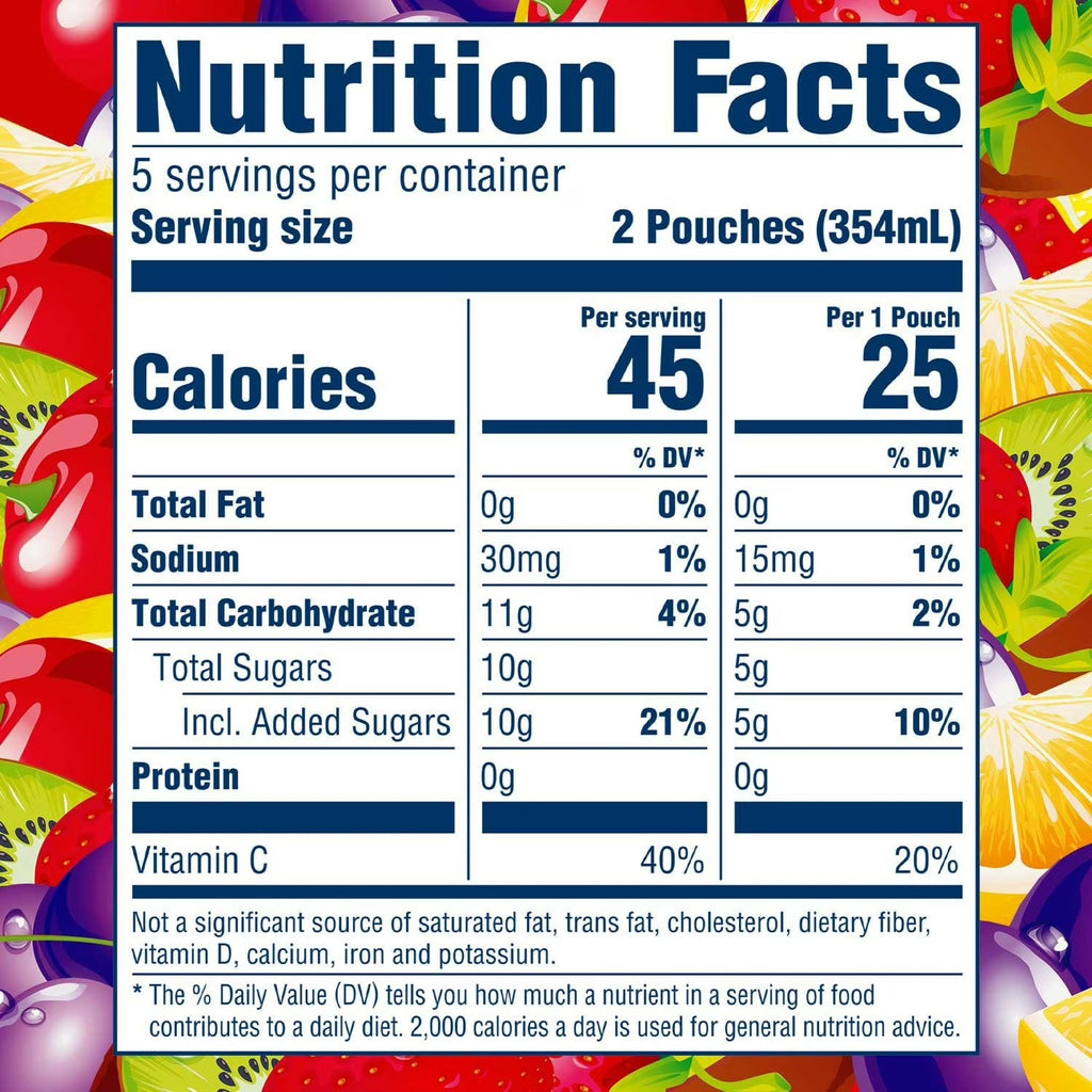 Kool-Aid Jammers Juice Pouches Variety Pack - 6oz/40pk