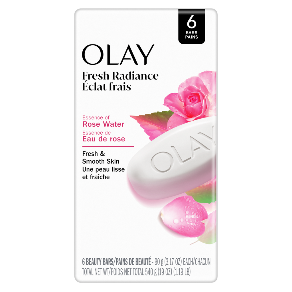 Olay Fresh Radiance Essence Of Rose Water Beauty Bar - (6x3.17)oz/6pk