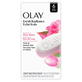 Olay Fresh Radiance Essence Of Rose Water Beauty Bar - (6x3.17)oz/6pk