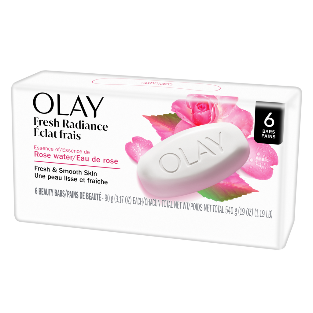 Olay Fresh Radiance Essence Of Rose Water Beauty Bar - (6x3.17)oz/6pk