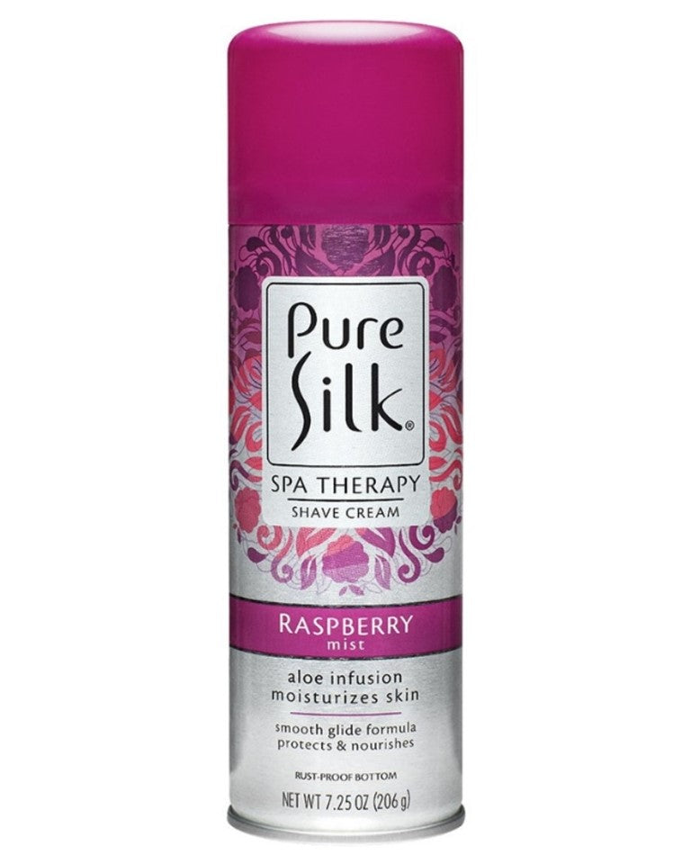 Pure Silk Shave Cream Raspberry Mist 206g - 7.25oz/6pk