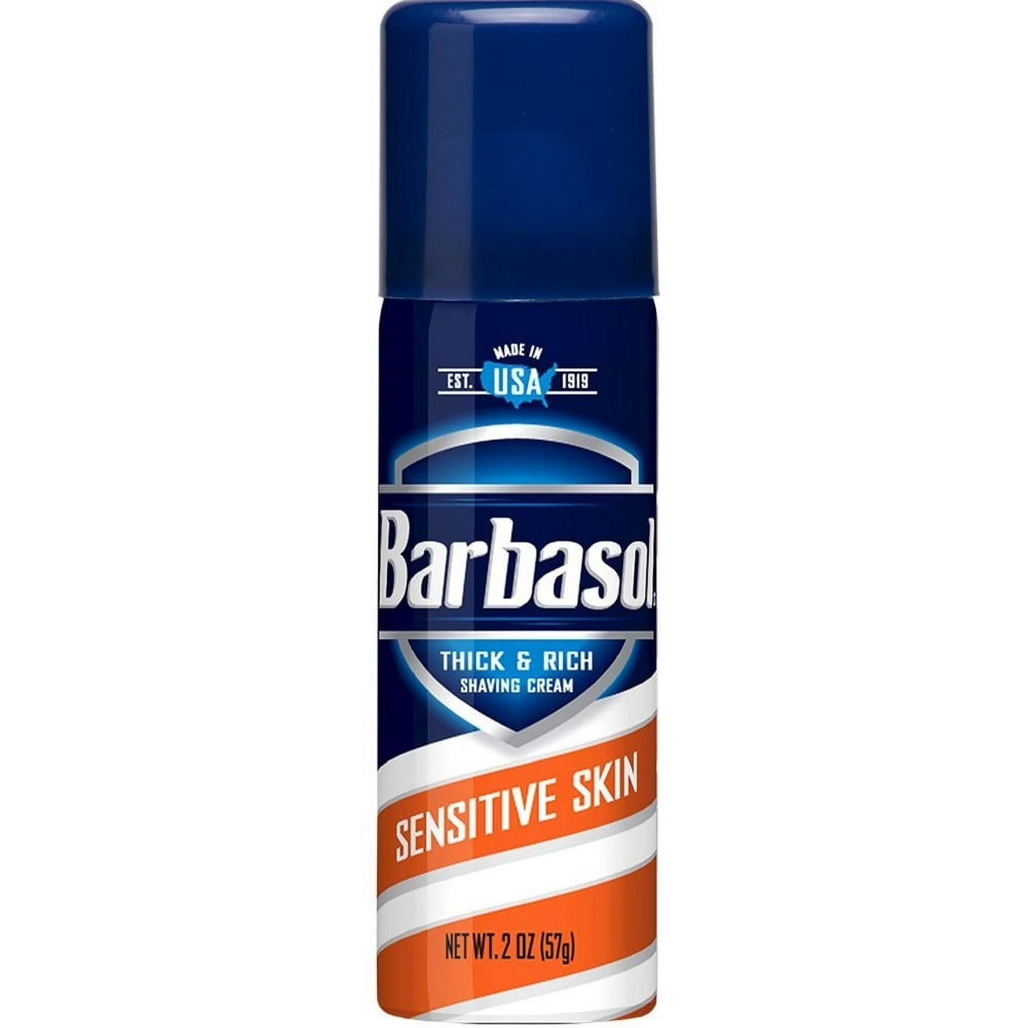 Barbasol Shaving Cream Travel Size Sensitive Skin 57g - 2oz/24pk
