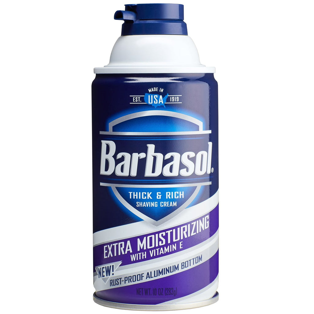 Barbasol Shaving Cream with Rust Resistant Bottom Extra Moisturizing 283g - 10oz/6pk