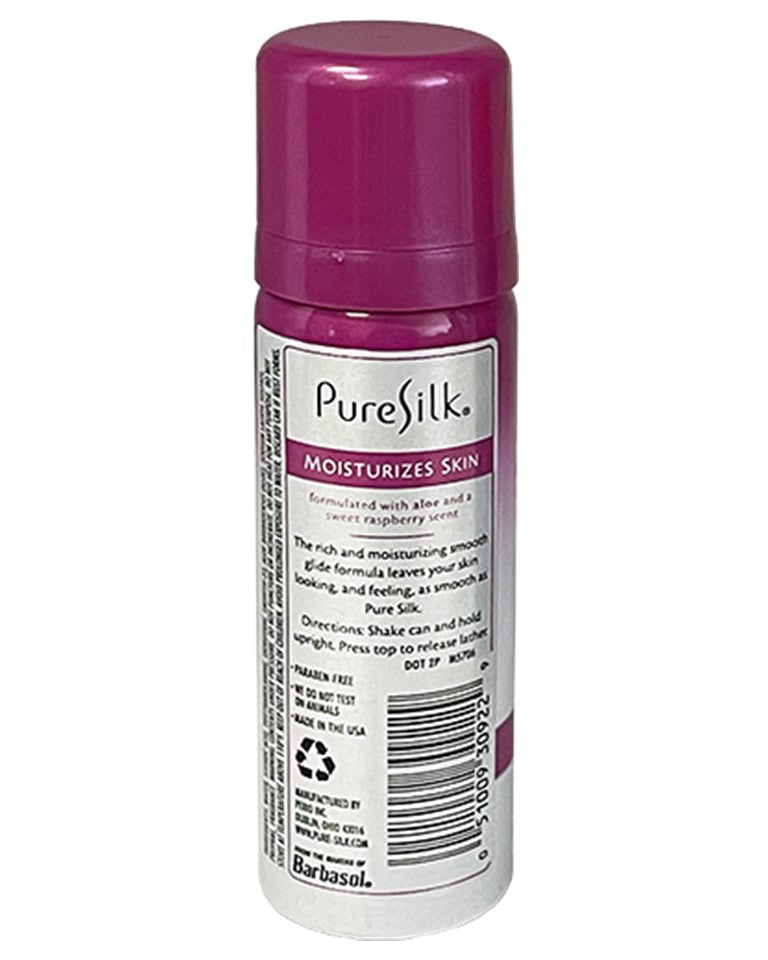 Pure Silk Shave Cream Travel Size Raspberry Mist 64g - 2.25oz/24pk