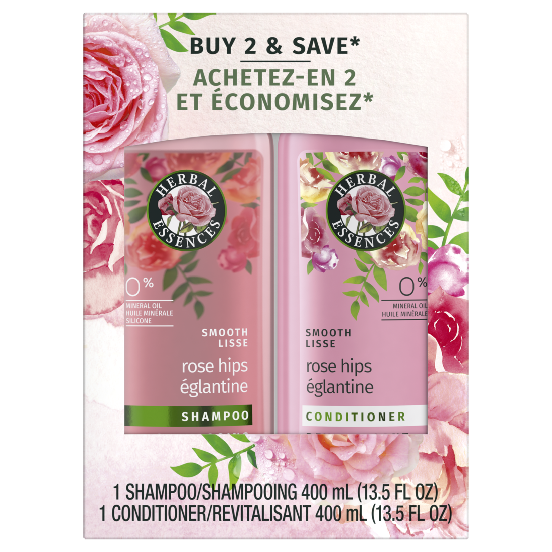 Herbal Essences Smooth Shampoo And Conditioner - (2x13.5)oz/4pk