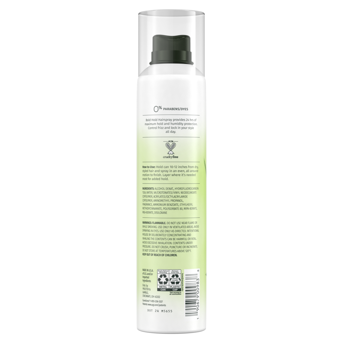 Herbal Essences Bold Hold Hairspray Hair Spray For All Hair Types 24-Hour Hold - 8oz/12pk