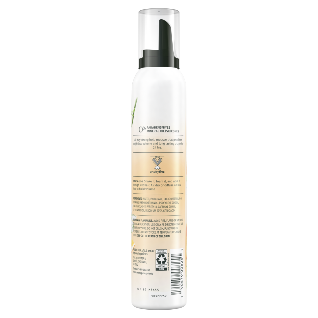 Herbal Essences Volumizing Mousse Weightless Volume All Day Hold Mousse For Fine Hair - 6.8oz/12pk