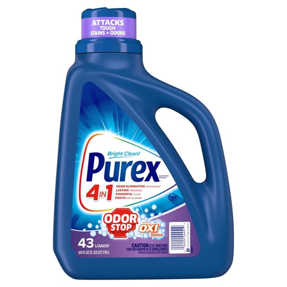 Purex UltLiqDet Odor Stop +Oxi - 65oz/6pk